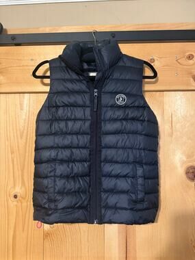 Abercrombie and Fitch Puffer Vest Blue Size M Women’s Full Zip